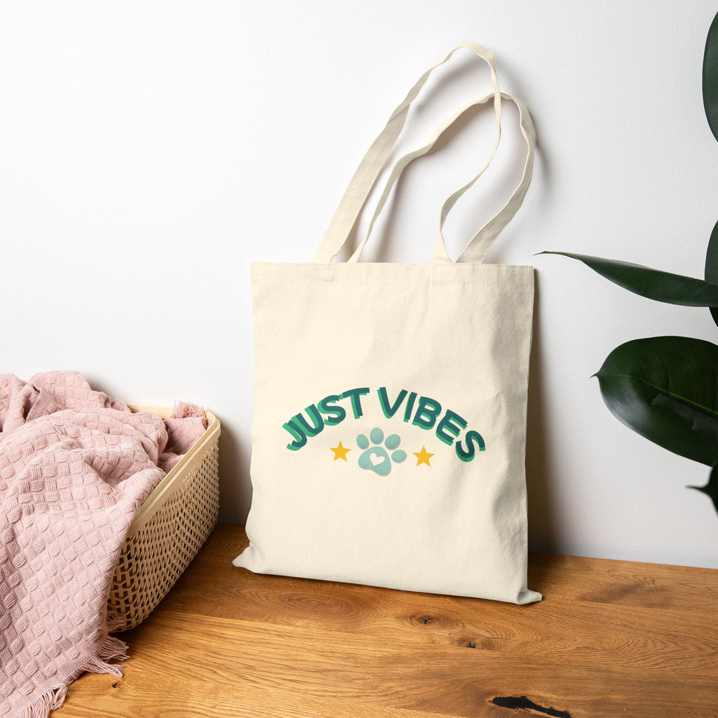 Goldendoodle Cotton Tote Bag — "No Thoughts Dog Graphic